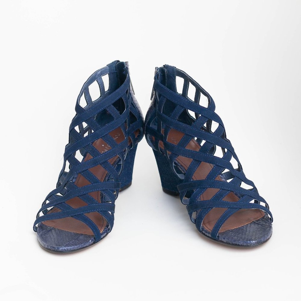 Donald J. Pliner shoes size 9 Navy Blue - Picture 2 of 3